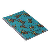 Carnet Tarantula sur bleu (Côté Droit)