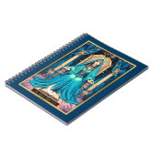 Carnet Tarot Art Nouveau, Haute Prêtre (Côté gauche)