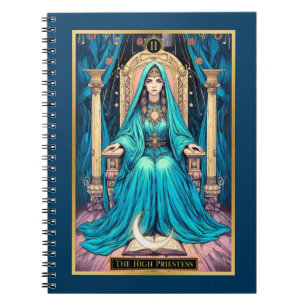 Carnet Tarot Art Nouveau, Haute Prêtre