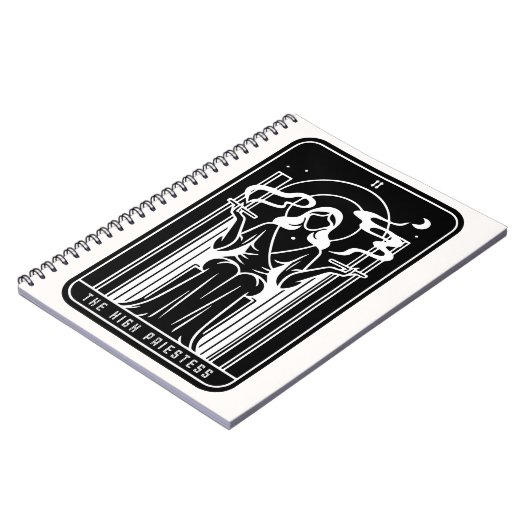 Carnet Tarot Haute Prêtesse Femme Mauvaise Mauvaise Mauva (Côté gauche)