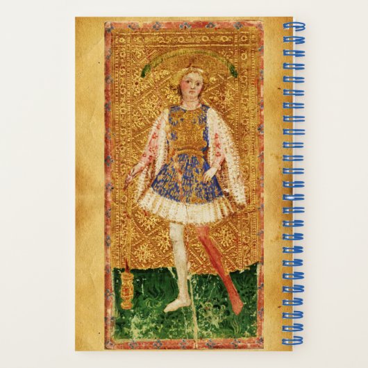 CARNET TAROTS ANCIENS/ PAPIER ET PAGE DE WANDS PARCHEMENT (Verso)
