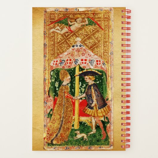 CARNET TAROTS ANCIENS / TAROT MAGICIEN ET AMOUREUX (Verso)