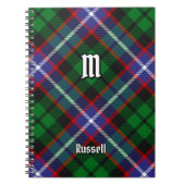 Carnet Tartan Clan Russell (Devant)