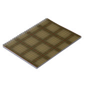 Carnet Tartan Classique en Tabac (Côté gauche)