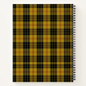 Carnet Tartan de Clan MacLeod écossais Monogramme/Nom (Dos)