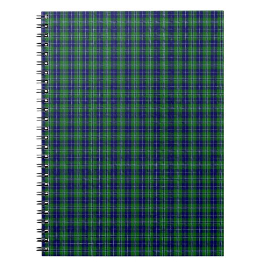 Carnet Tartan de famille de clan de Douglas (Devant)