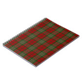 Carnet Tartan de famille de clan de Scott (Côté gauche)