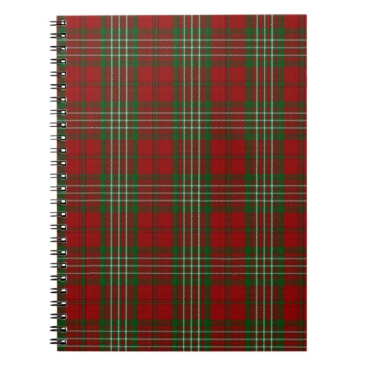 Carnet Tartan de famille de clan de Scott (Devant)