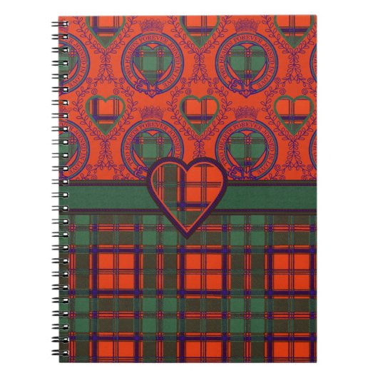 Carnet Tartan écossais de kilt de plaid de clan de Conley (Devant)