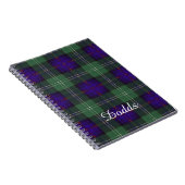 Carnet Tartan écossais de kilt de plaid de clan de Dodds (Côté Droit)