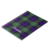 Carnet Tartan écossais de kilt de plaid de clan de Dodds (Côté gauche)