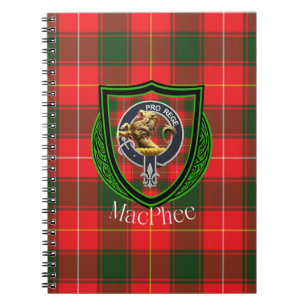 Carnet Tartan et blason du clan écossais MacPhee