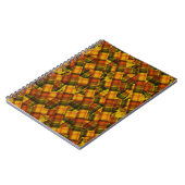 Carnet Tartan Highland Cow Design, (Côté gauche)