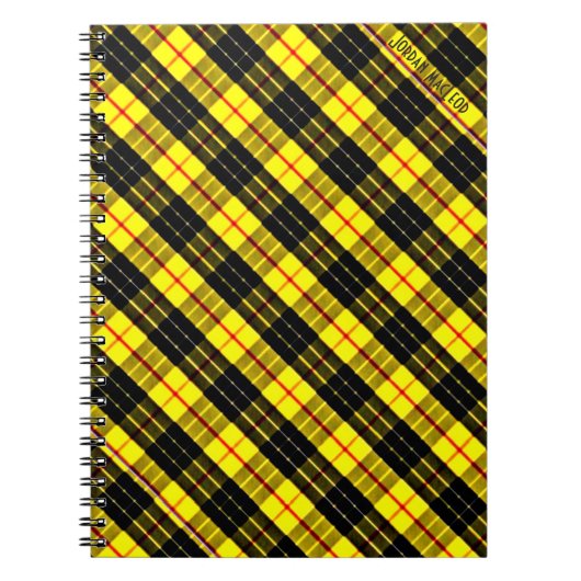 Carnet Tartan Lewis de MacLeod (Devant)