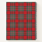 Carnet Tartan MacBean Plaid Recettes famille de vacances (Dos)