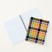 Carnet Tartan plaid jaune noir multicolore (Intérieur)