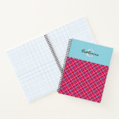 Carnet Tartan Plaid Motif (Intérieur)