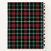 Carnet Tartan | Recette personnalisée (Dos)