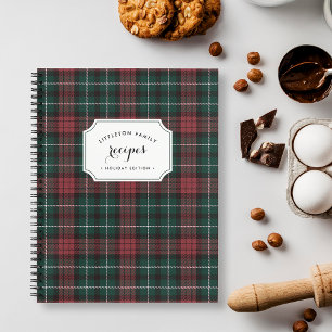 Carnet Tartan   Recette personnalisée