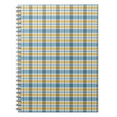 Carnet Tartan sans joint, motif. Arrière-Plan. Vinta (Devant)