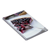 Carnet Tarte à bleuet à la fourche sur plaque (Côté Droit)
