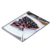 Carnet Tarte à bleuet à la fourche sur plaque (Côté gauche)