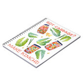 Carnet T'as du chou ? Rendre Kimchi amusant Aquarelle épi (Côté gauche)