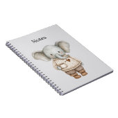 Carnet Tasse à café éléphant (Côté Droit)