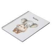 Carnet Tasse à café éléphant (Côté gauche)