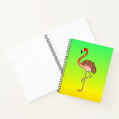 Carnet Tasse à café Flamant Rose Oiseau Ligne Art-57567 (Intérieur)