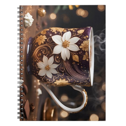 Carnet tasse de café au chocolat (Devant)