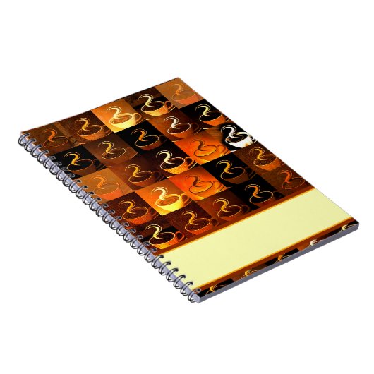 Carnet Tasses de café d'automne (Côté Droit)