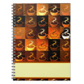 Carnet Tasses de café d'automne (Devant)