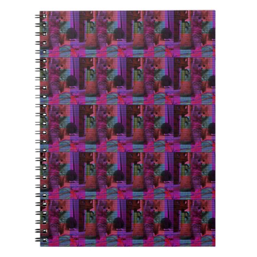 Carnet "Tatan Tails : Le Chaton Violet Jouant" (Devant)
