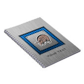 Carnet Tatou mignon ; Métal-regard (Côté Droit)