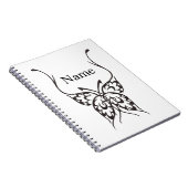 Carnet Tatouage papillon stylisé Thunder_Cove (Côté Droit)