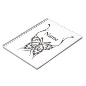 Carnet Tatouage papillon stylisé Thunder_Cove (Côté gauche)
