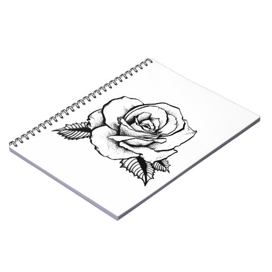 Carnet tatouage rose (Côté gauche)