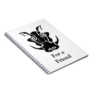 Carnet Tatouage Tribal Style Tête de caisse