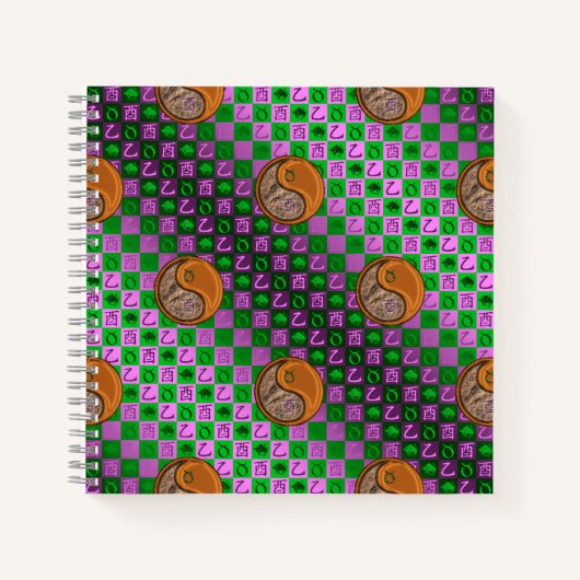 Carnet Taureau & Coq de Bois (Devant)