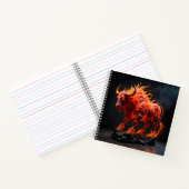 Carnet Taureau de feu mythique (Intérieur)