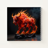 Carnet Taureau de feu mythique (Dos)