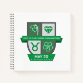 Carnet Taurus Birthday Crest™ for May 1-20 (Devant)