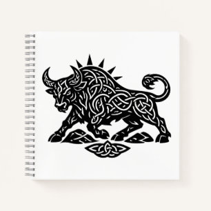 Carnet Taurus Sceau du Taureau — Encre de zodiaque liée à