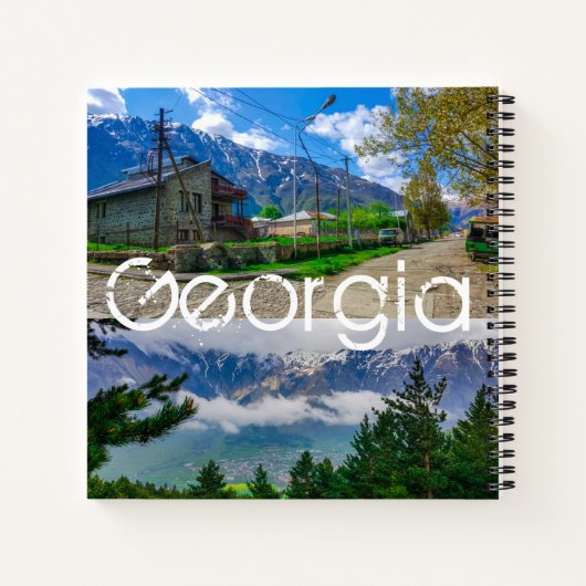 Carnet Tbilisi Kazbegi Borjomi Géorgie Architecture (Dos)