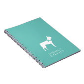 Carnet Tchiot de chien Terrier de Boston (Côté Droit)