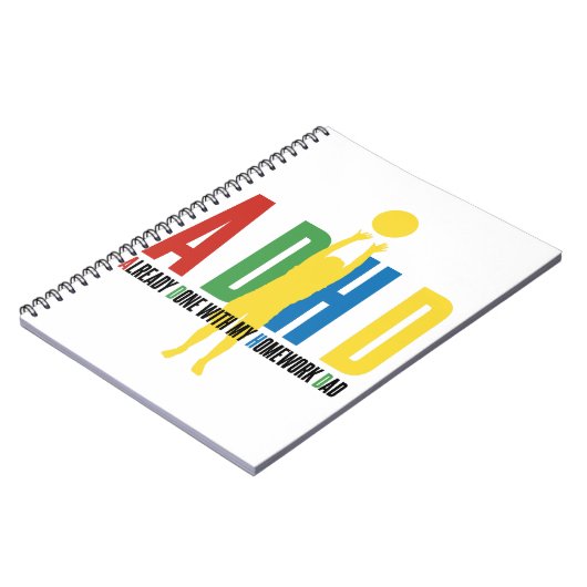 CARNET TDAH DÉJÀ FAIT AVEC MON PÈRE DE TRAVAIL À LA MAISO (Côté gauche)