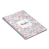 Carnet Tea & Bookish Cats Spiral Notebook (Côté Droit)