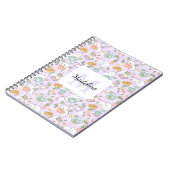 Carnet Tea & Bookish Cats Spiral Notebook (Côté gauche)