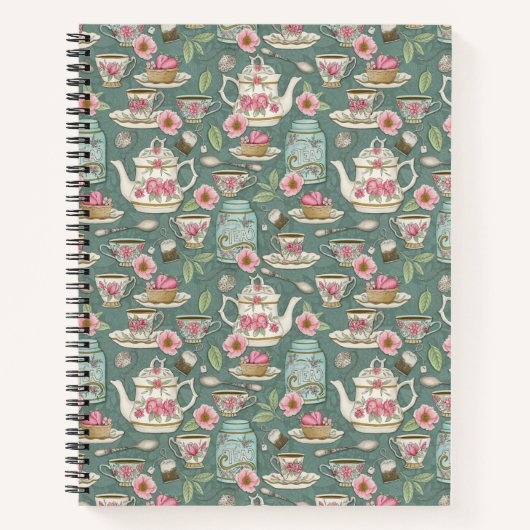 Carnet Tea Party vintage (Devant)